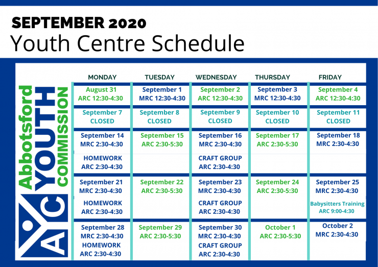 September Youth Centre Schedule canva.png